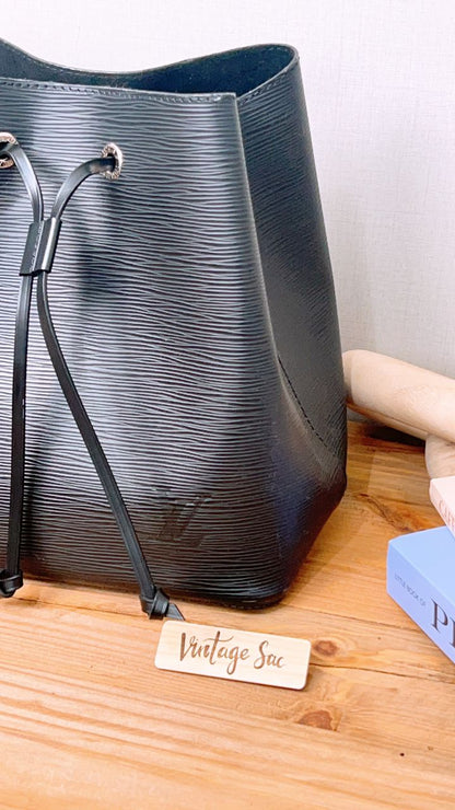 LV Black Epi Neo Noe MM