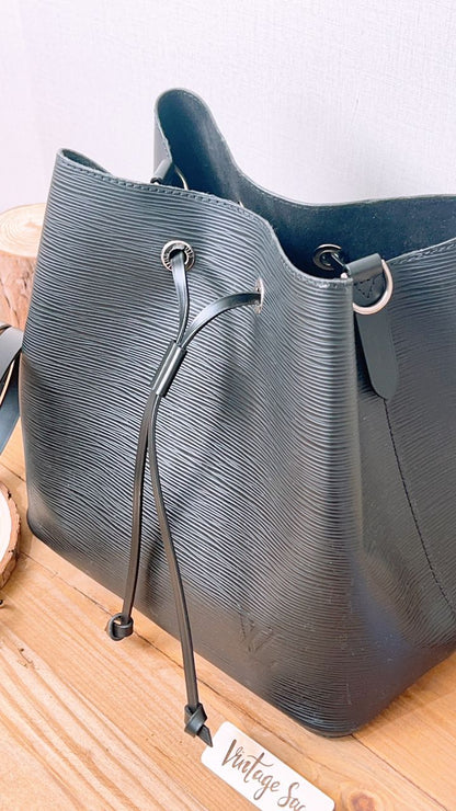 LV Black Epi Neo Noe MM