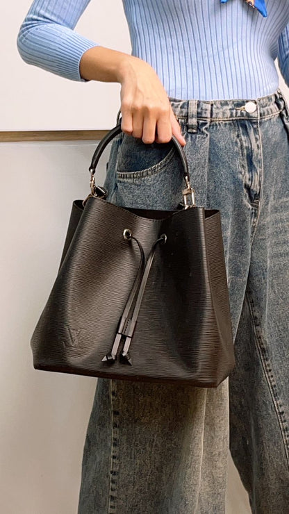 LV Black Epi Neo Noe MM