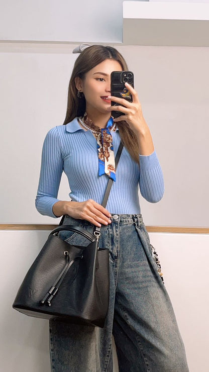 LV Black Epi Neo Noe MM