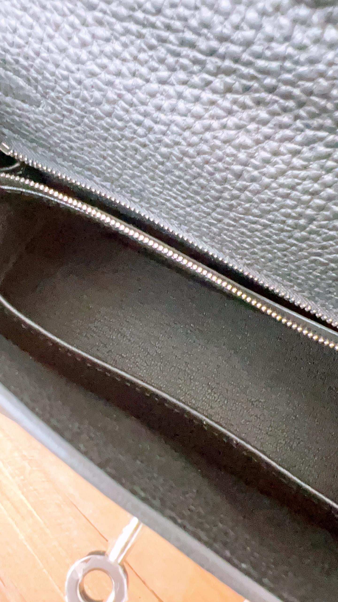 Hermes Togo Noir Kelly 25 (PHW)