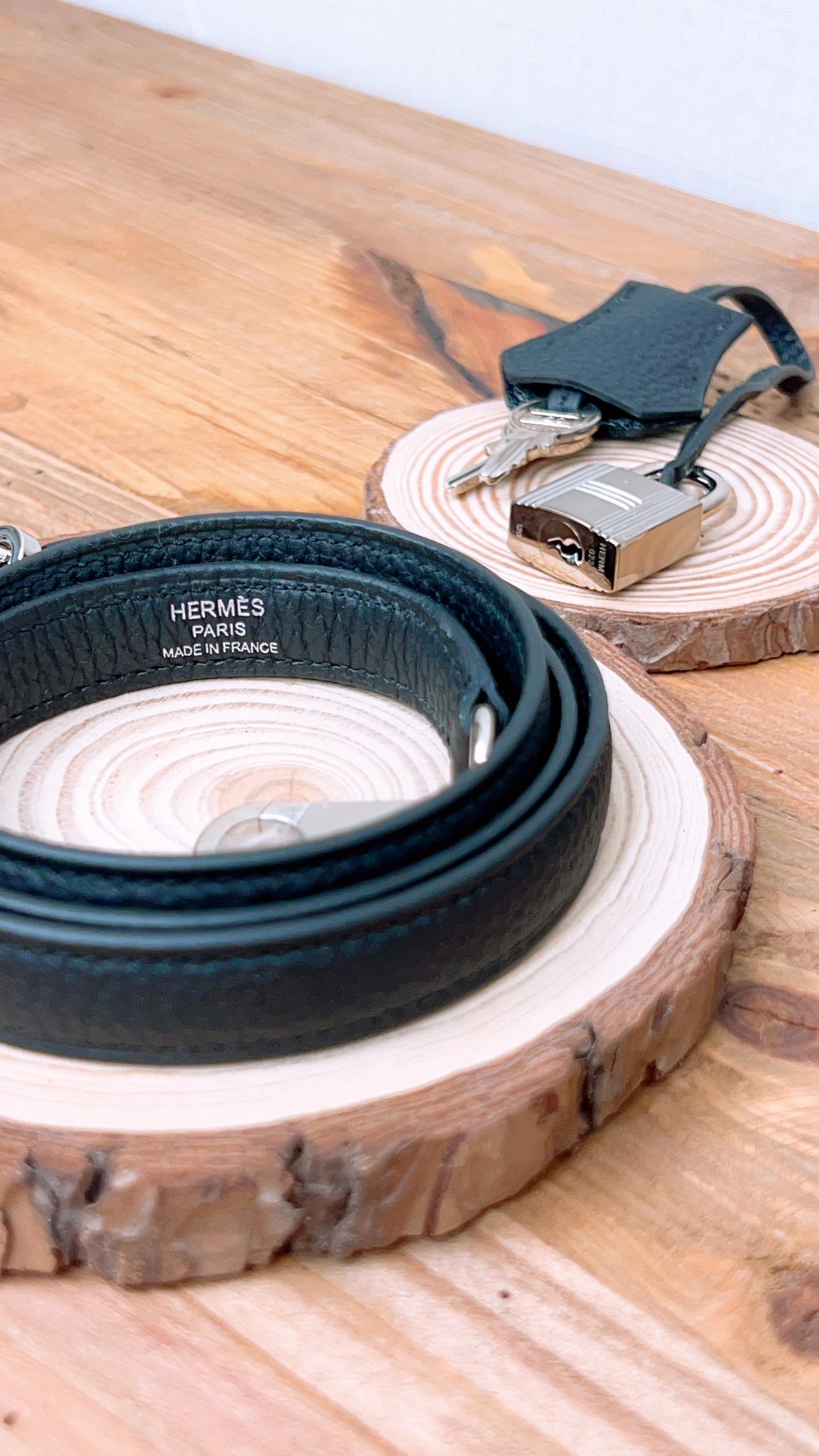 Hermes Togo Noir Kelly 25 (PHW)