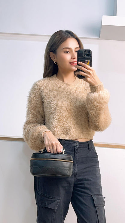 Chanel Black Lambskin Horizontal Vanity Case (GHW)