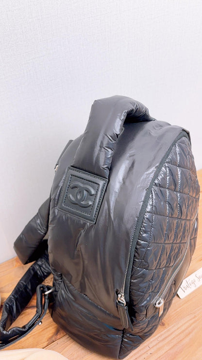 Chanel Black Coco Cocoon Backpack