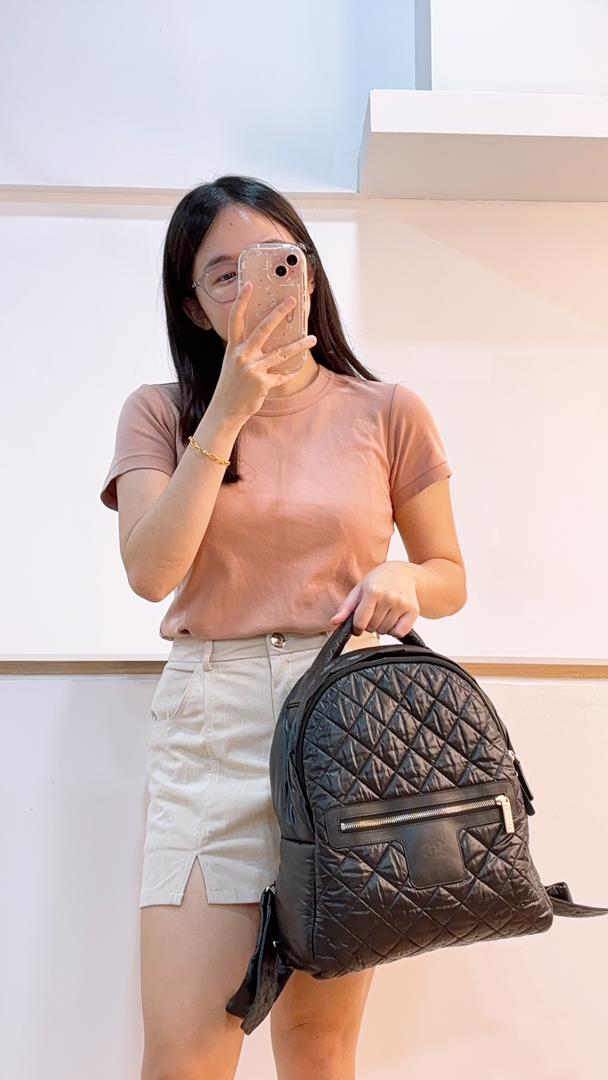 Chanel Black Coco Cocoon Backpack