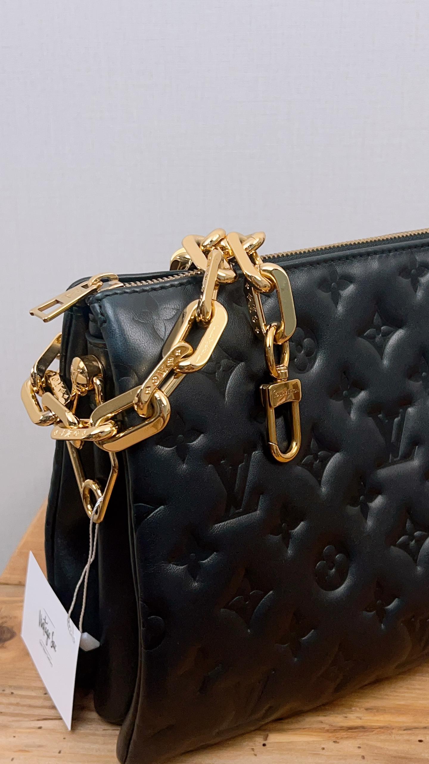 LV Black Coussin PM