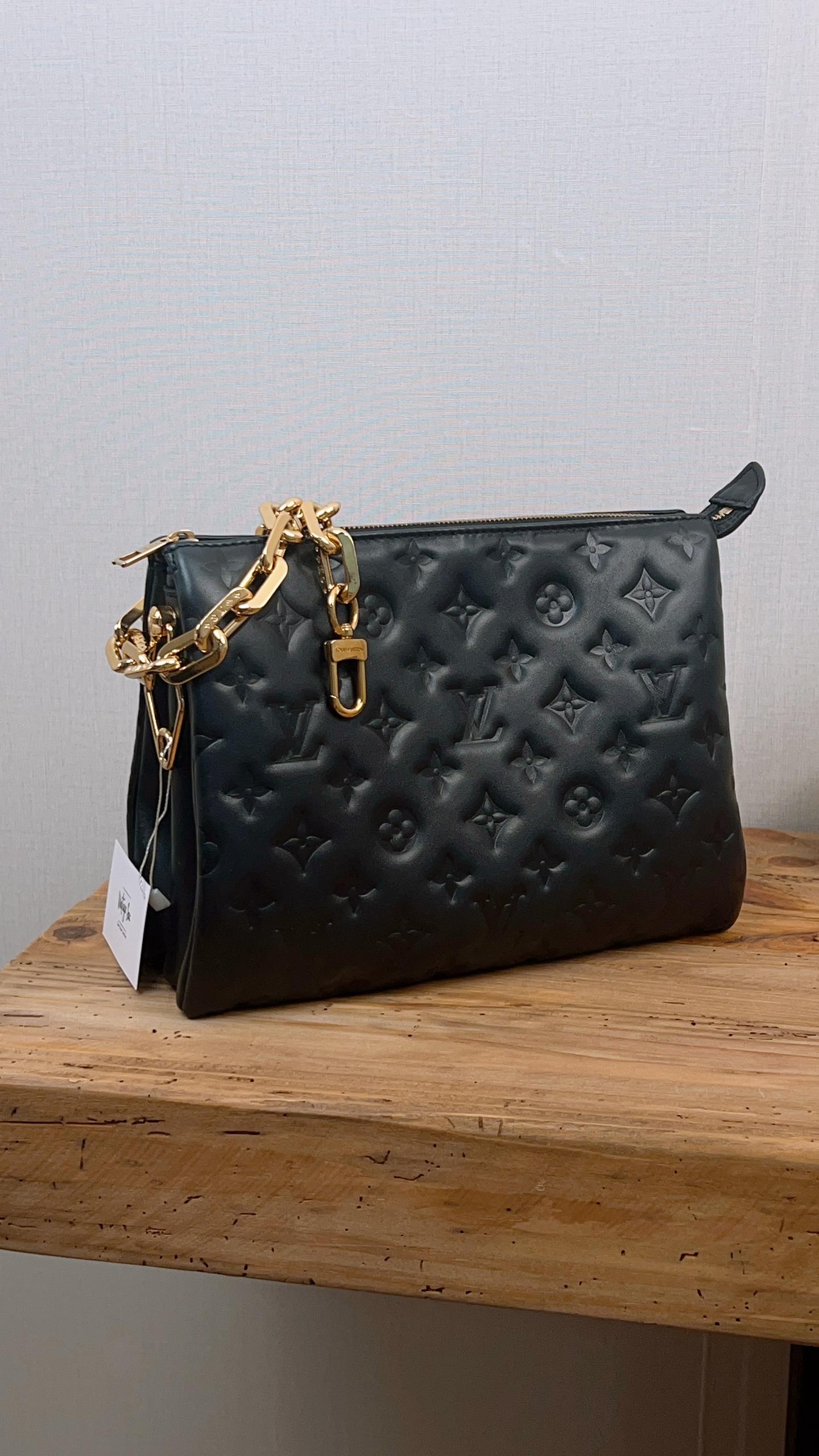 LV Black Coussin PM