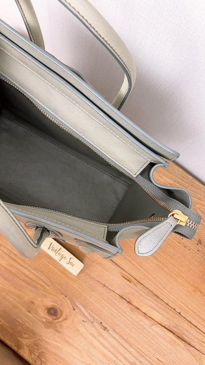 Celine Light Khaki Micro Luggage Bag