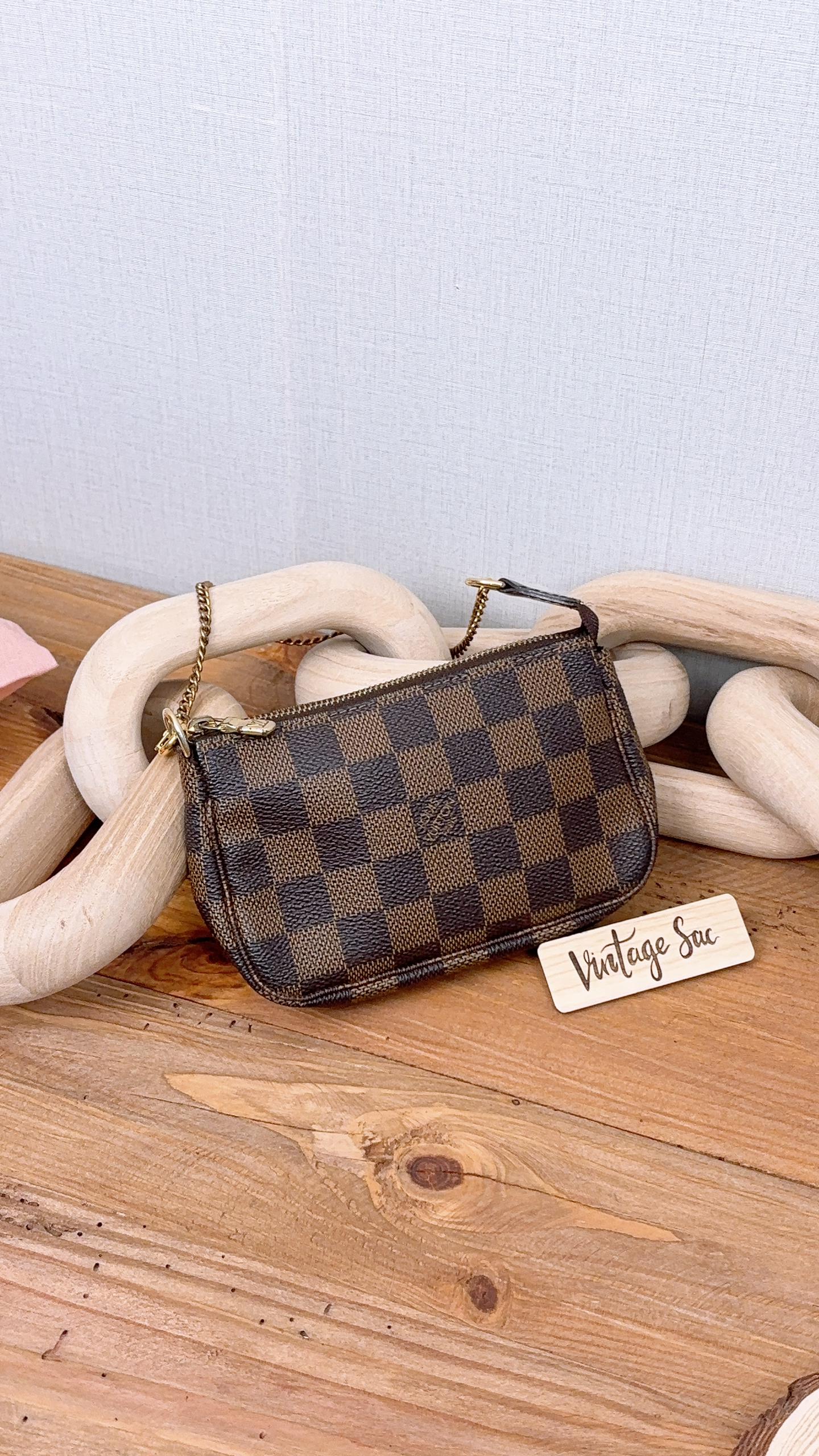 LV Damier Ebene Mini Pochette