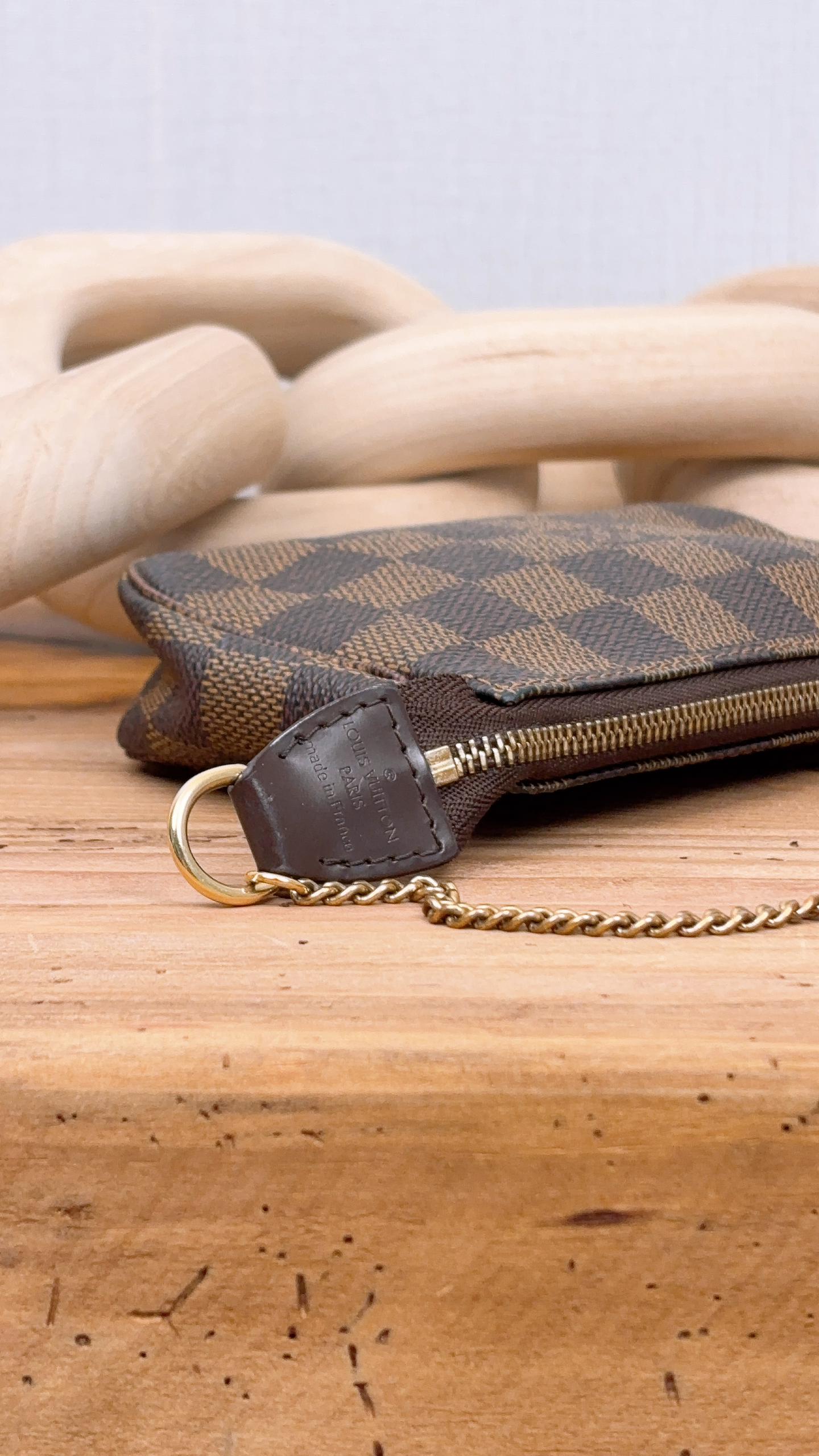 LV Damier Ebene Mini Pochette