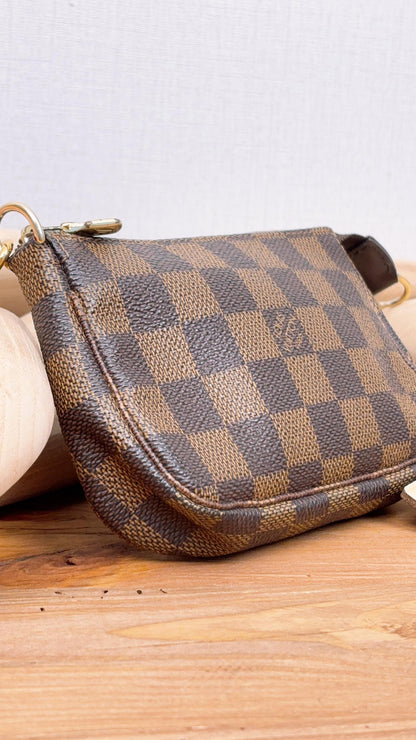 LV Damier Ebene Mini Pochette