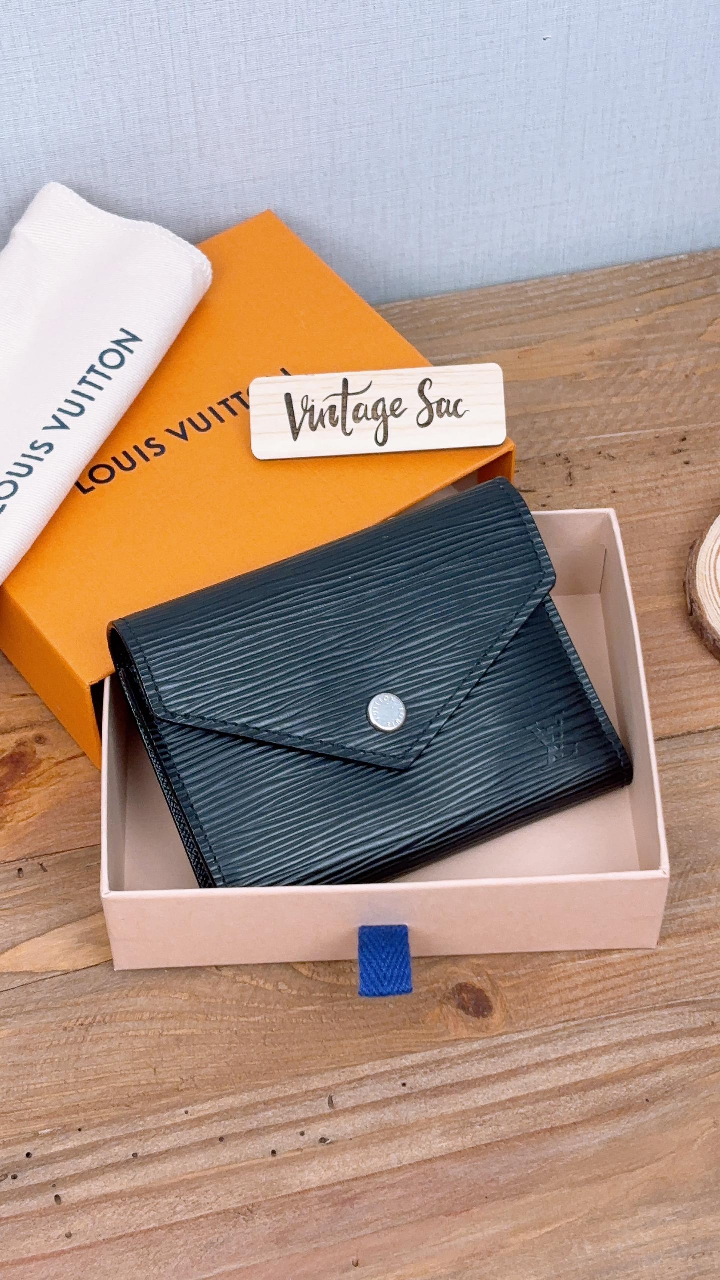 LV Black Epi Victorine Wallet