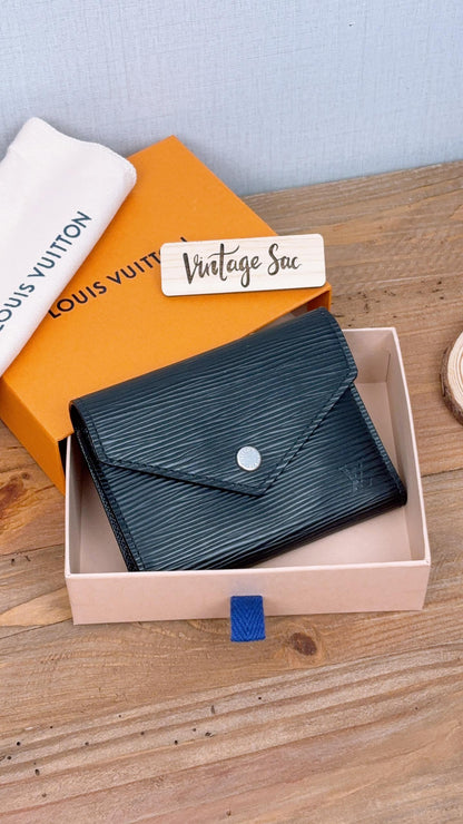LV Black Epi Victorine Wallet