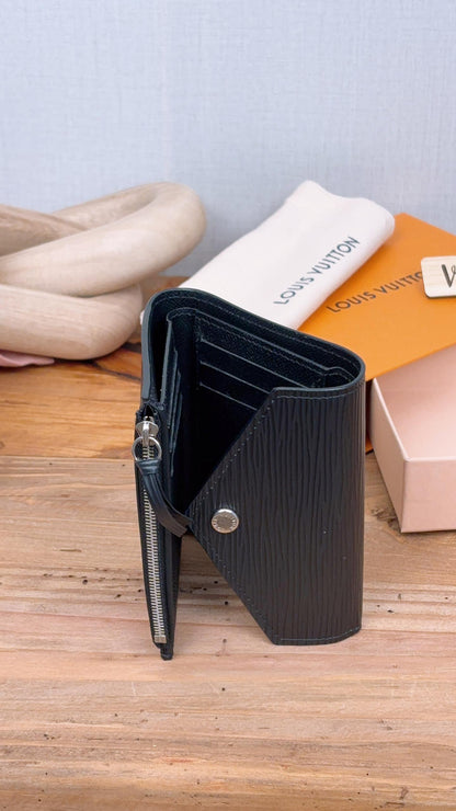 LV Black Epi Victorine Wallet