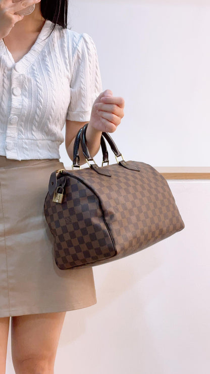 LV Damier Ebene Speedy 30