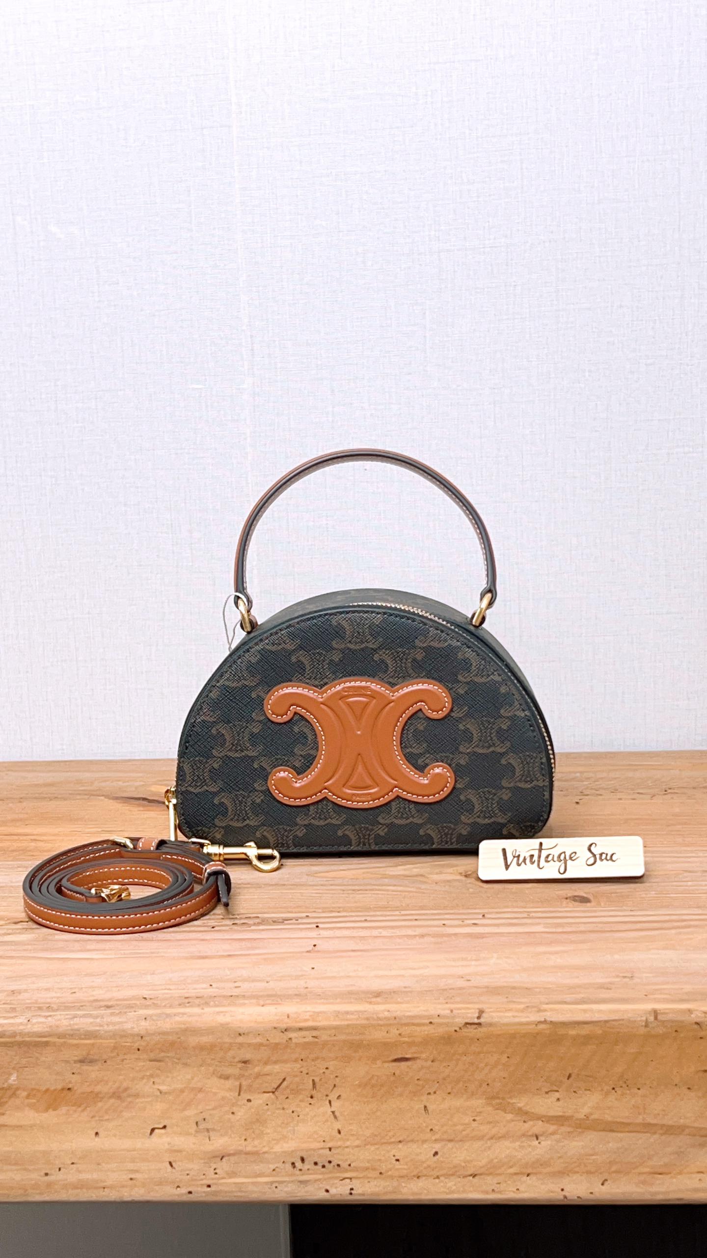 Celine Triomphe Half Moon Case