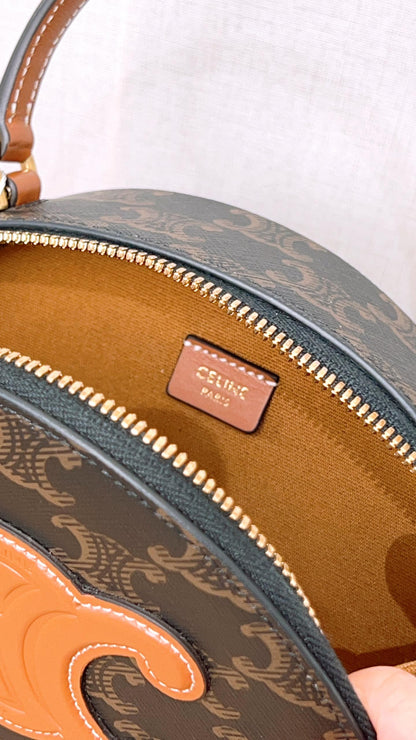 Celine Triomphe Half Moon Case