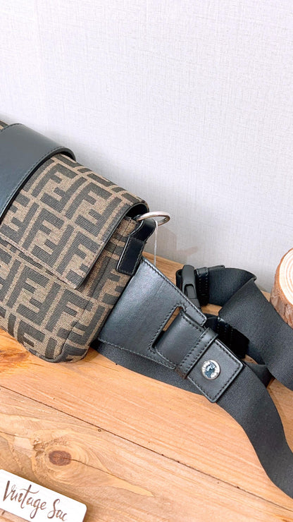 Fendi Zucca 2 Way Belt Beg