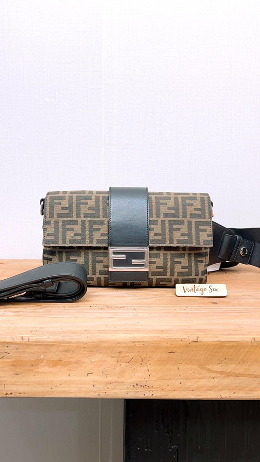 Fendi Zucca 2 Way Belt Beg