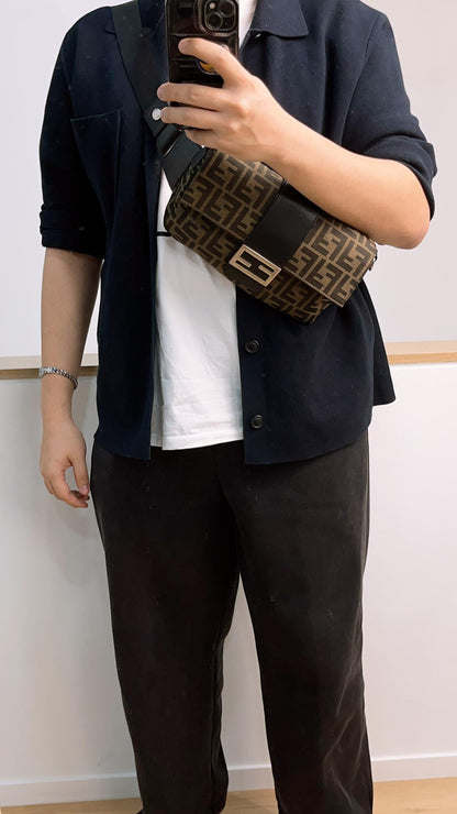 Fendi Zucca 2 Way Belt Beg