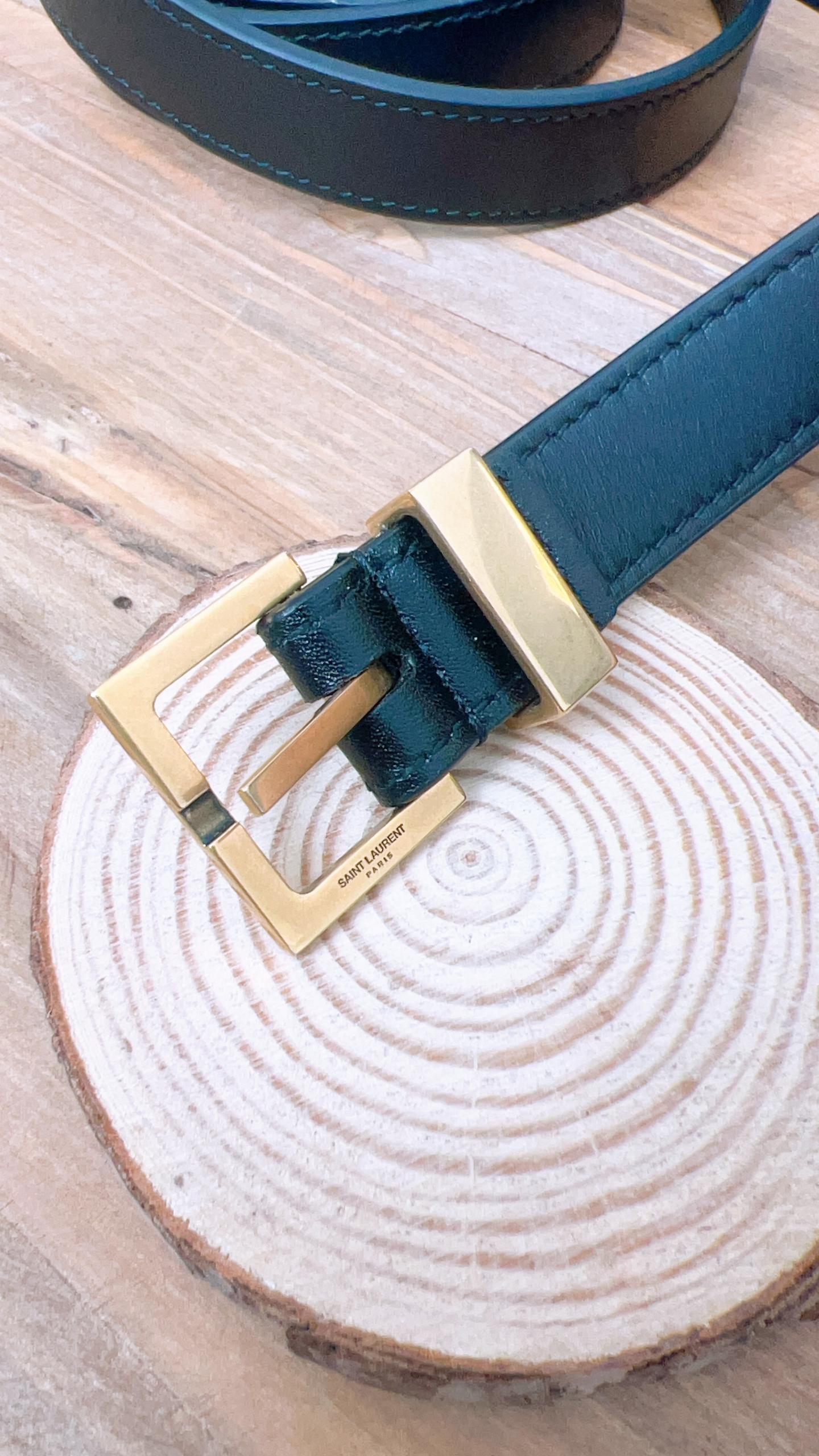 YSL Black Medium Manhattan (GHW)
