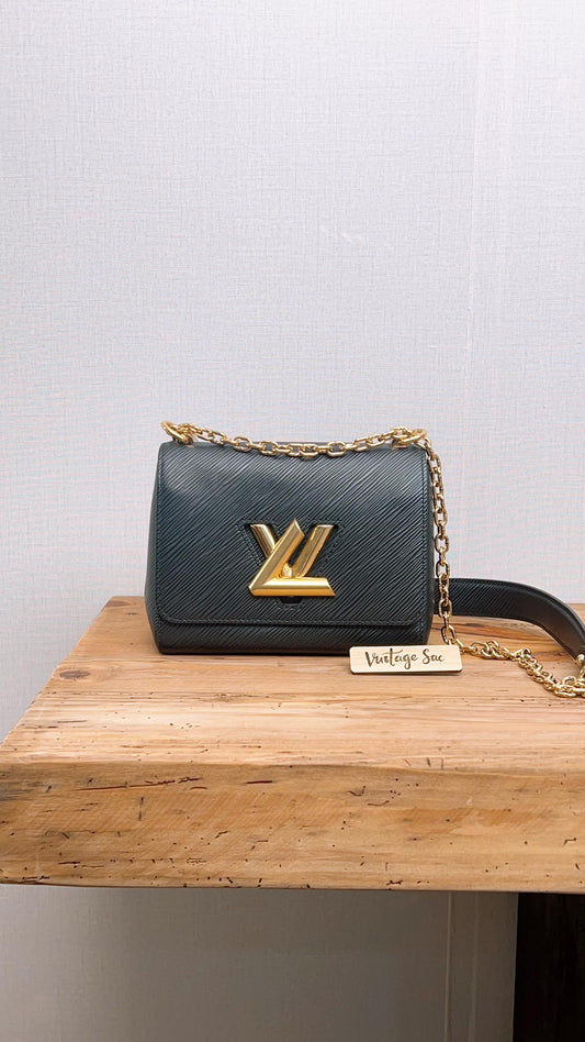 LV Black Epi Twist PM