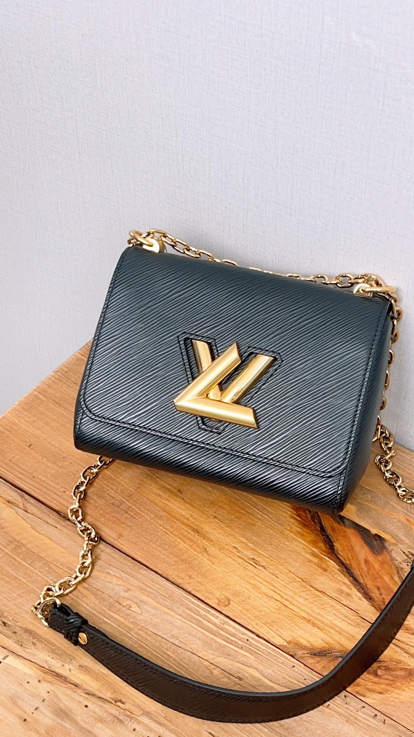 LV Black Epi Twist PM