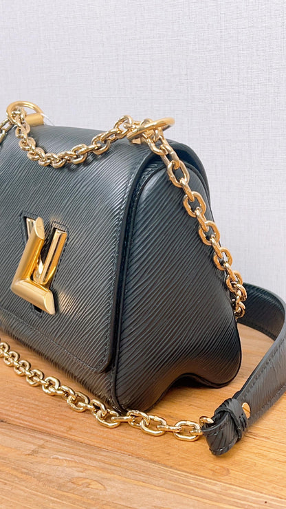LV Black Epi Twist PM