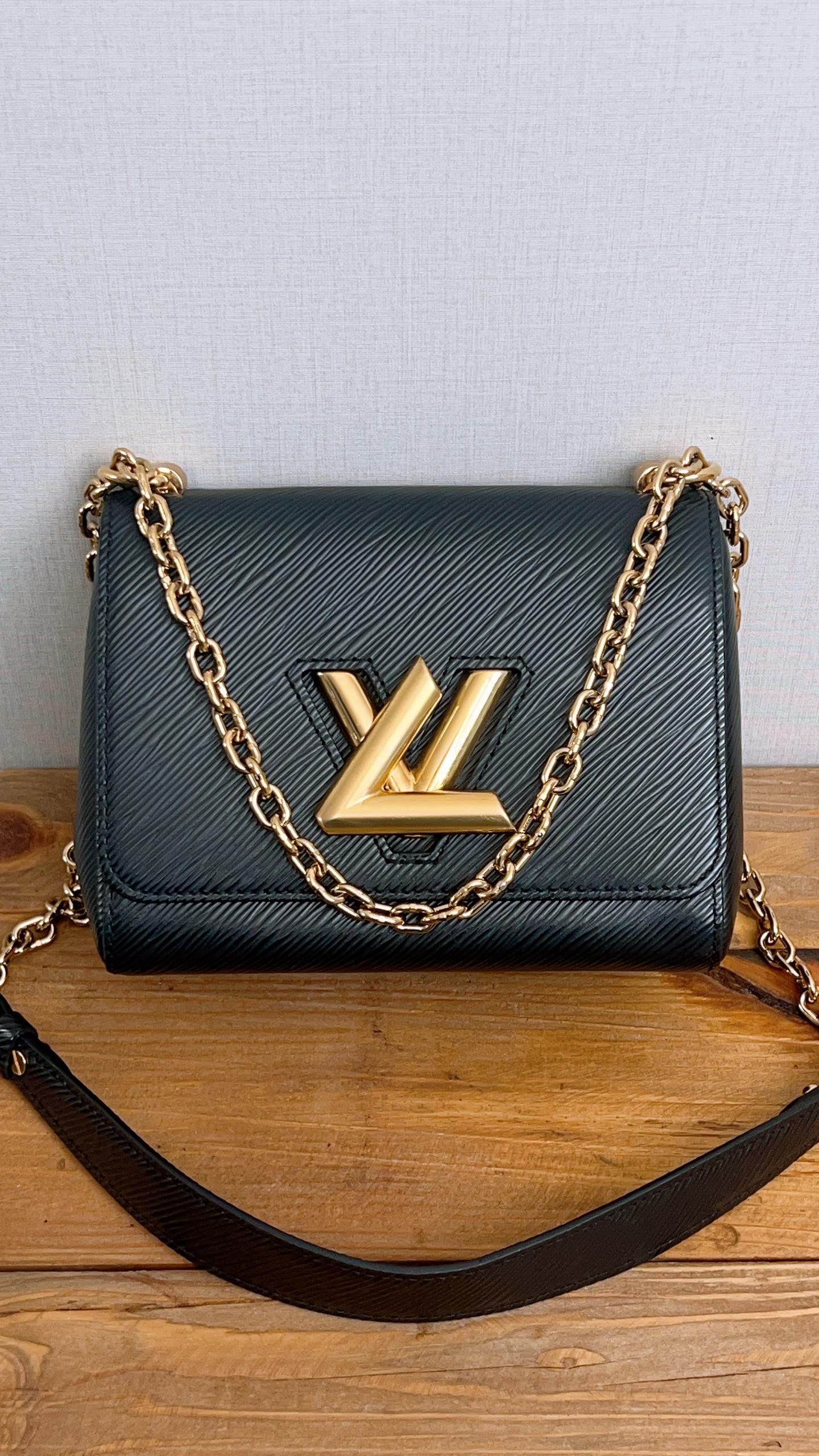 LV Black Epi Twist PM