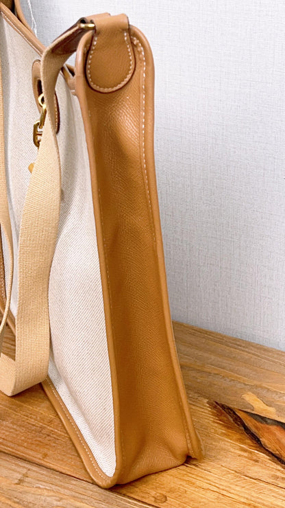 Hermes Natural Beige Canvas Vespa PM