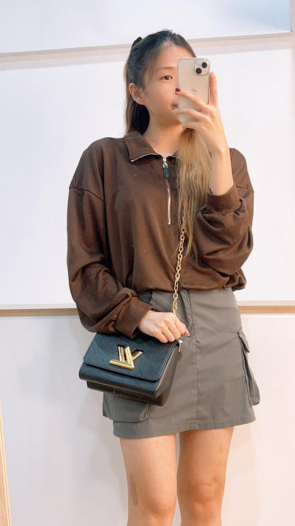 LV Black Epi Twist PM
