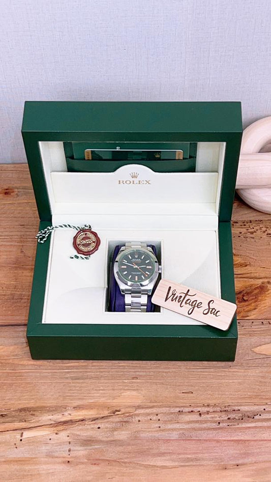 Rolex Mil-gauss Black Dial 116400 GV 40mm Watch