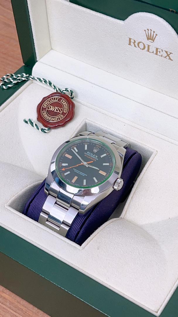 Rolex Mil-gauss Black Dial 116400 GV 40mm Watch