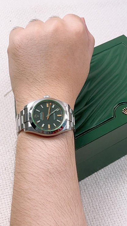 Rolex Mil-gauss Black Dial 116400 GV 40mm Watch