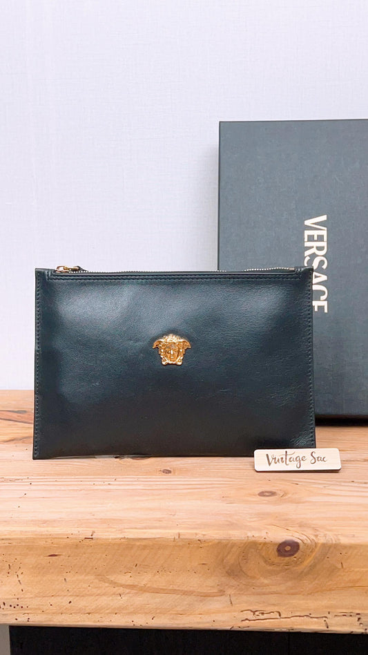 Versace Black La Medusa Pouch