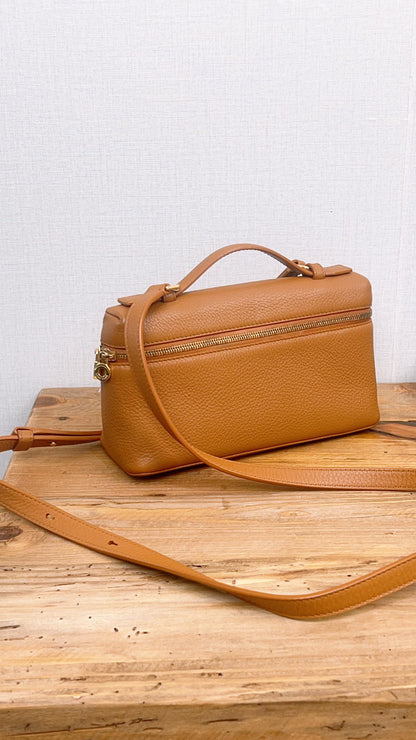 Loro Piana Brown Calfskin Extra Pocket 19