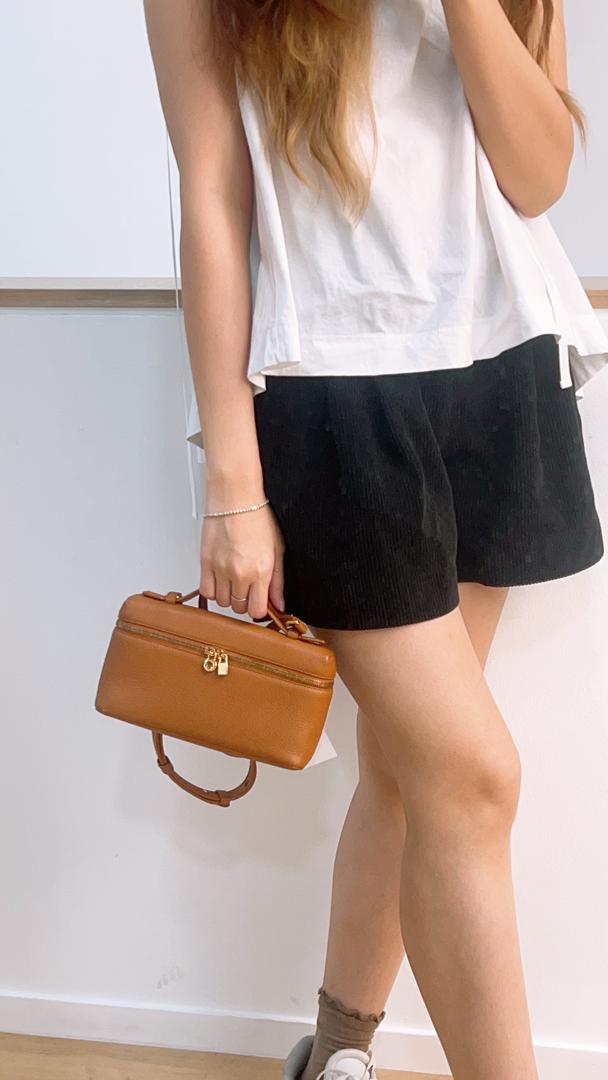Loro Piana Brown Calfskin Extra Pocket 19