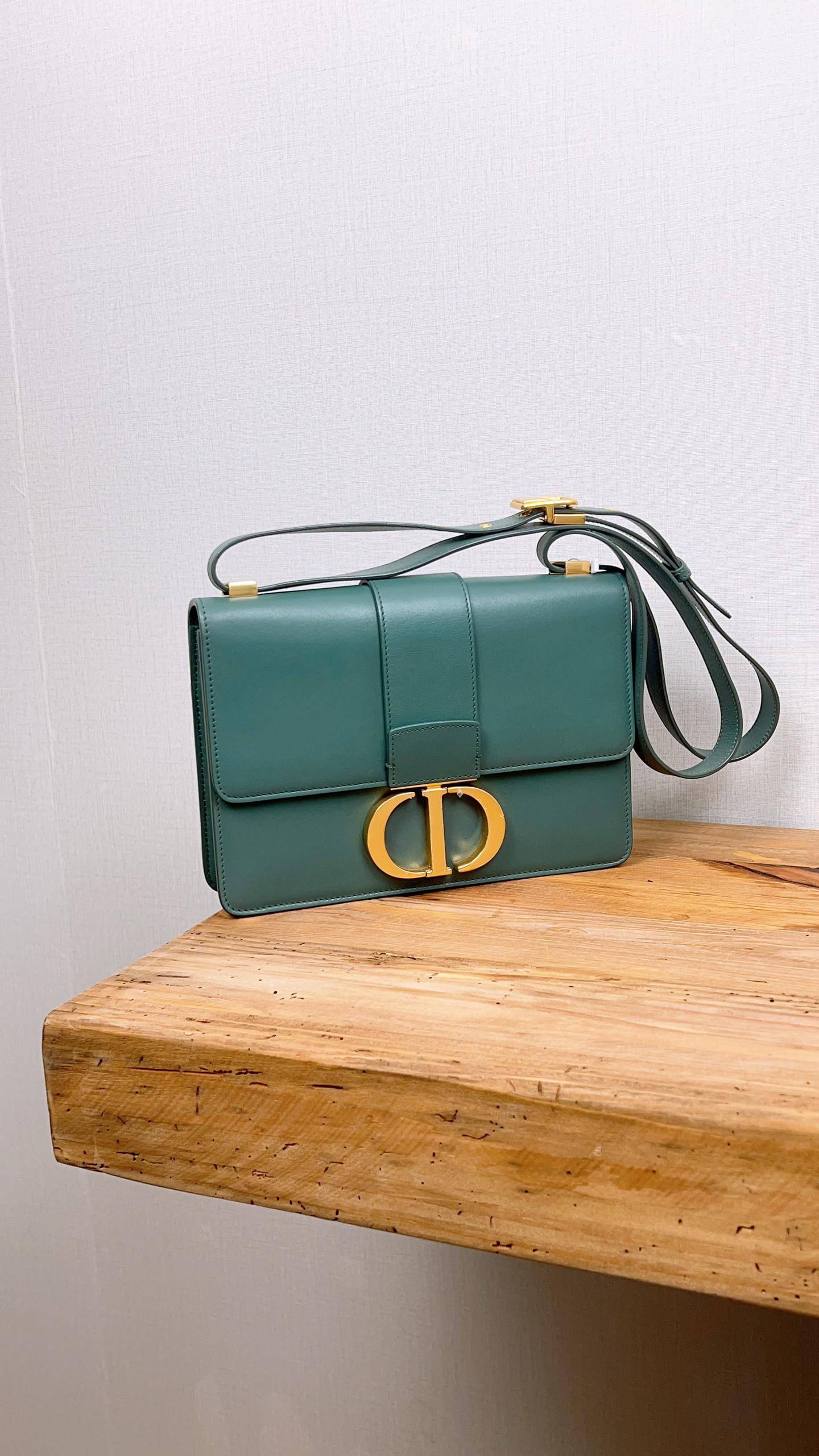 Dior Green 30 Montaigne Shoulder Bag