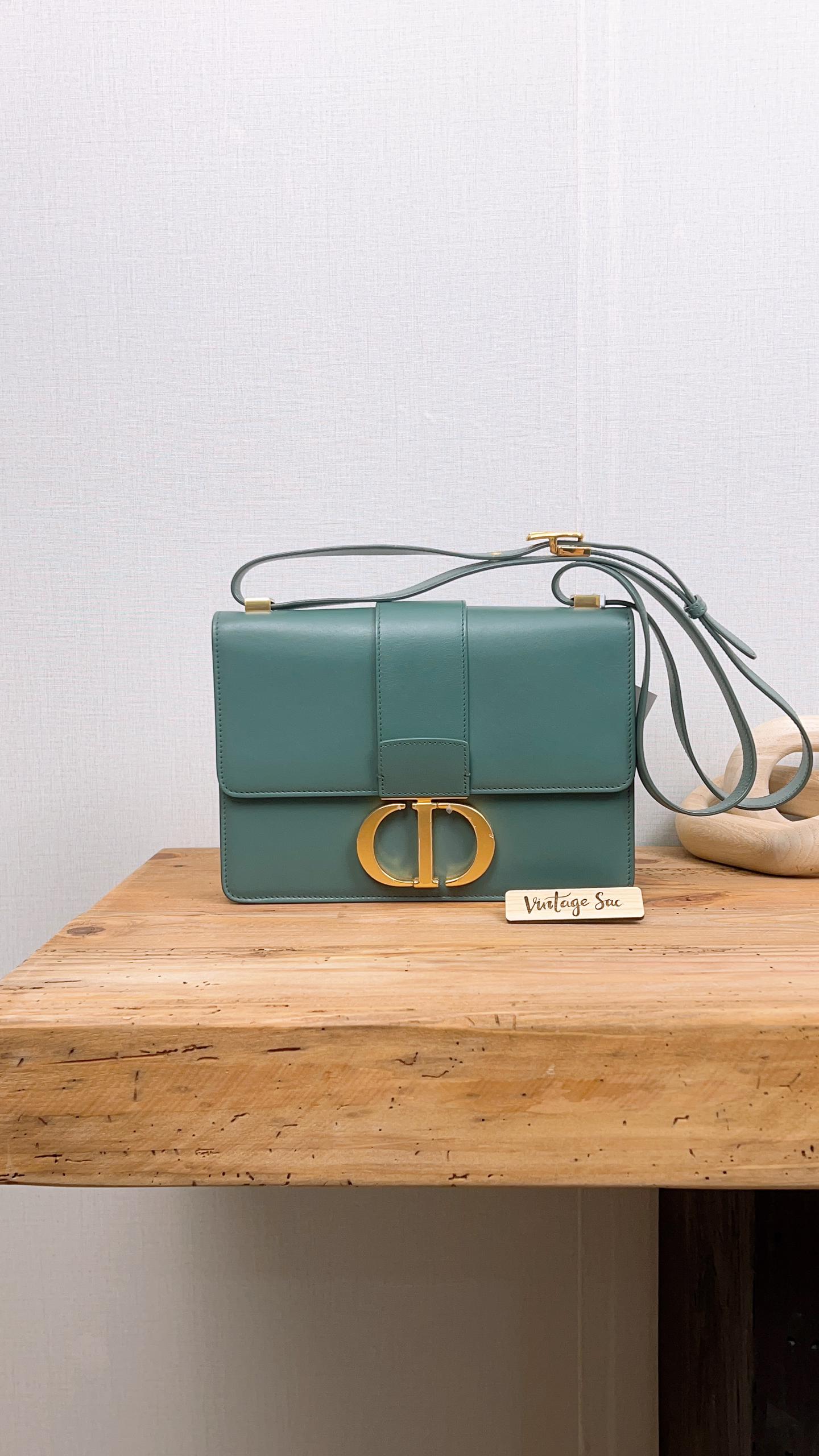 Dior Green 30 Montaigne Shoulder Bag