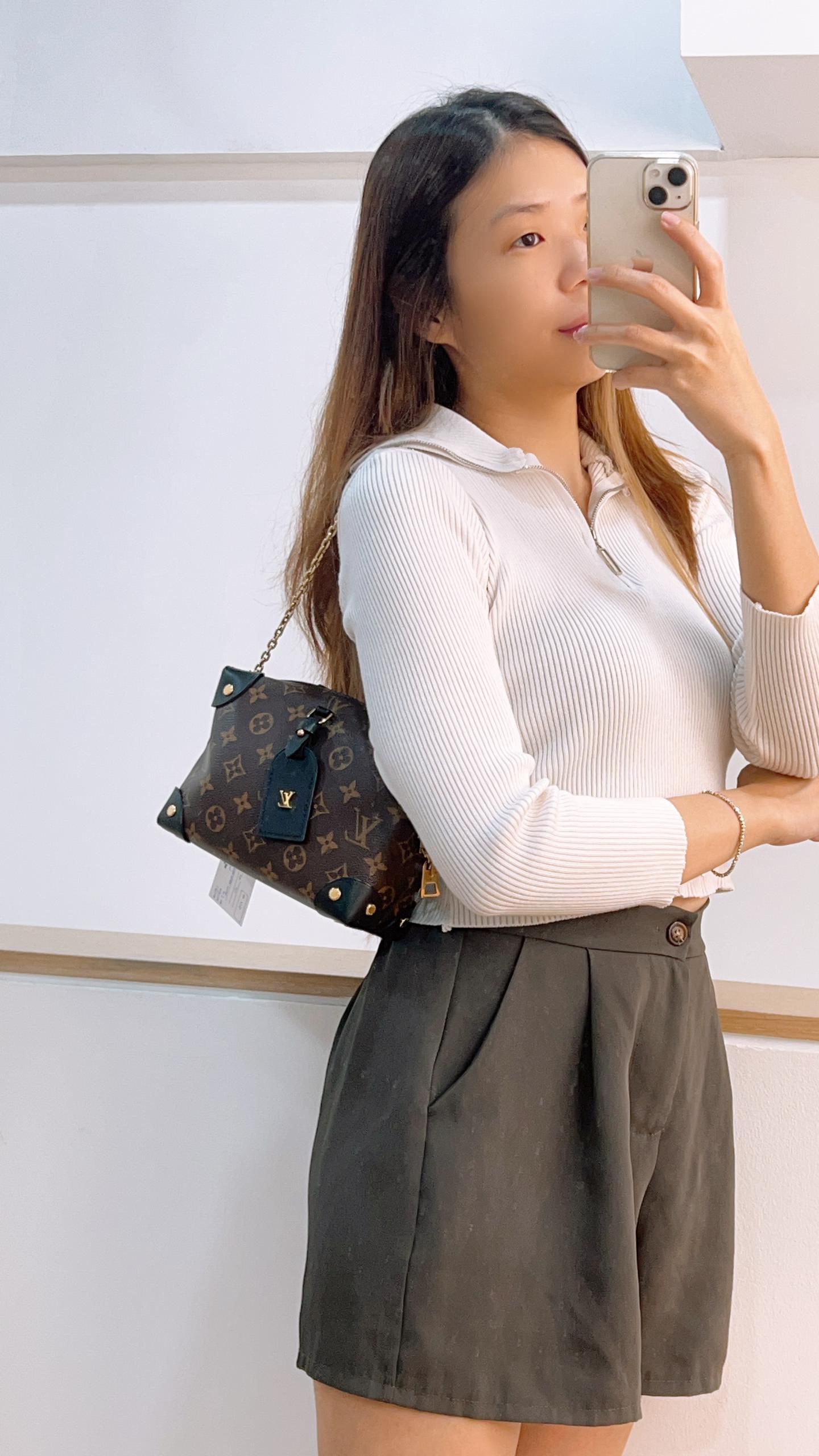 LV Monogram Petite Malle Souple