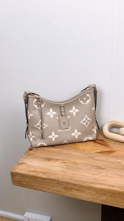 LV Bicolour Monogram Empreinte (Grey/Cream) CarryAll PM
