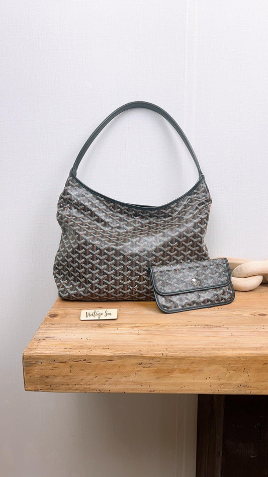 Goyard Black Boheme Hobo