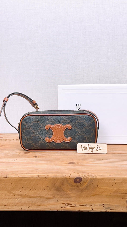 Celine Cuir Triomphe Mini Camera Shoulder Bag