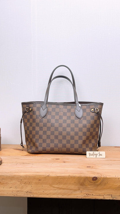 LV Damier Ebene Neverfull PM