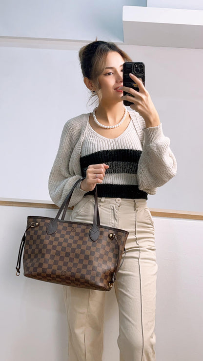 LV Damier Ebene Neverfull PM