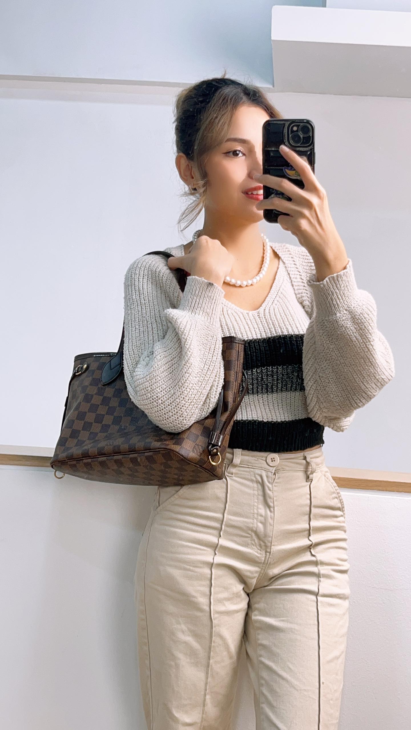 LV Damier Ebene Neverfull PM