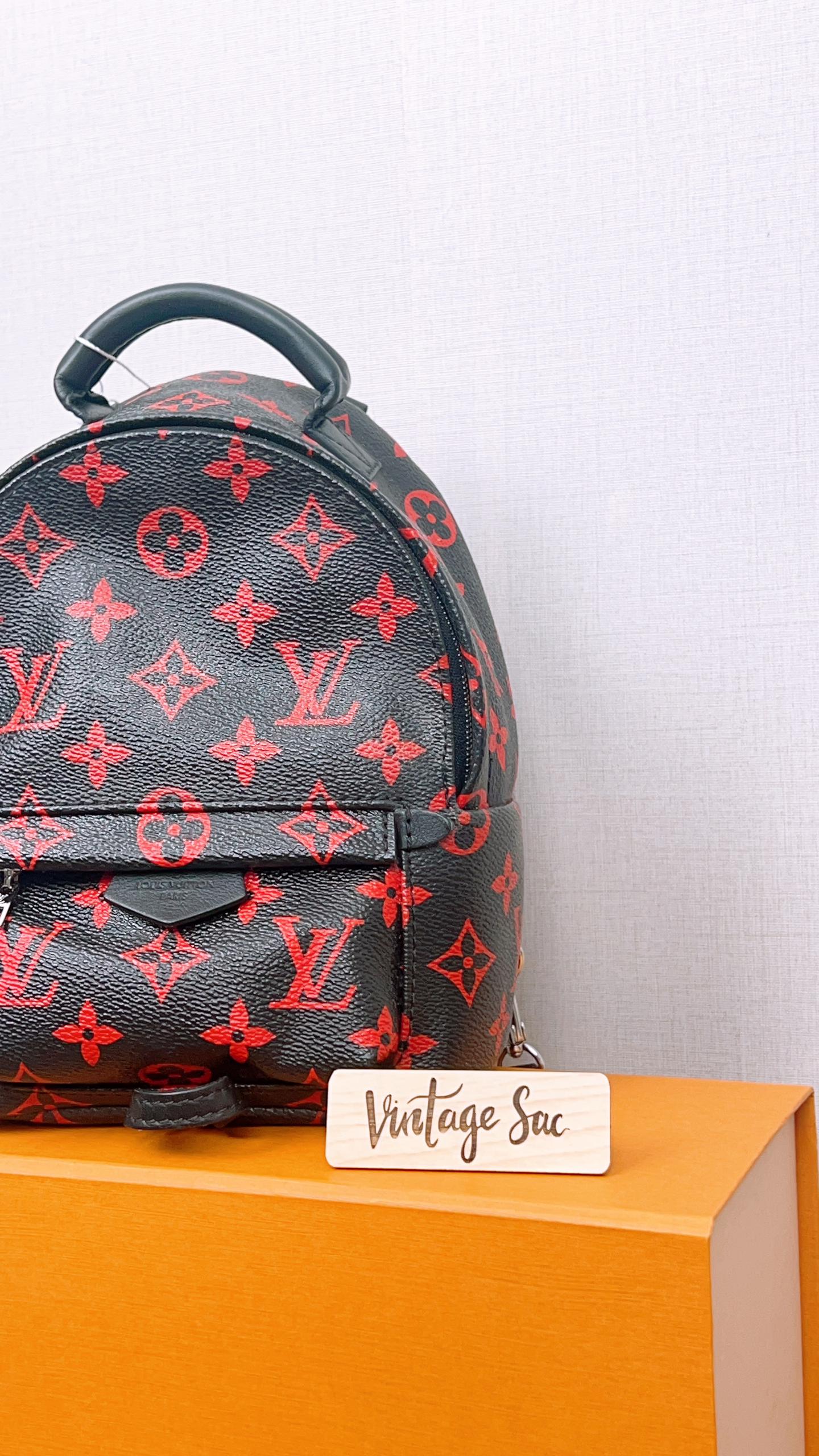 LV Infrarouge Monogram Mini Palm Springs Backpack