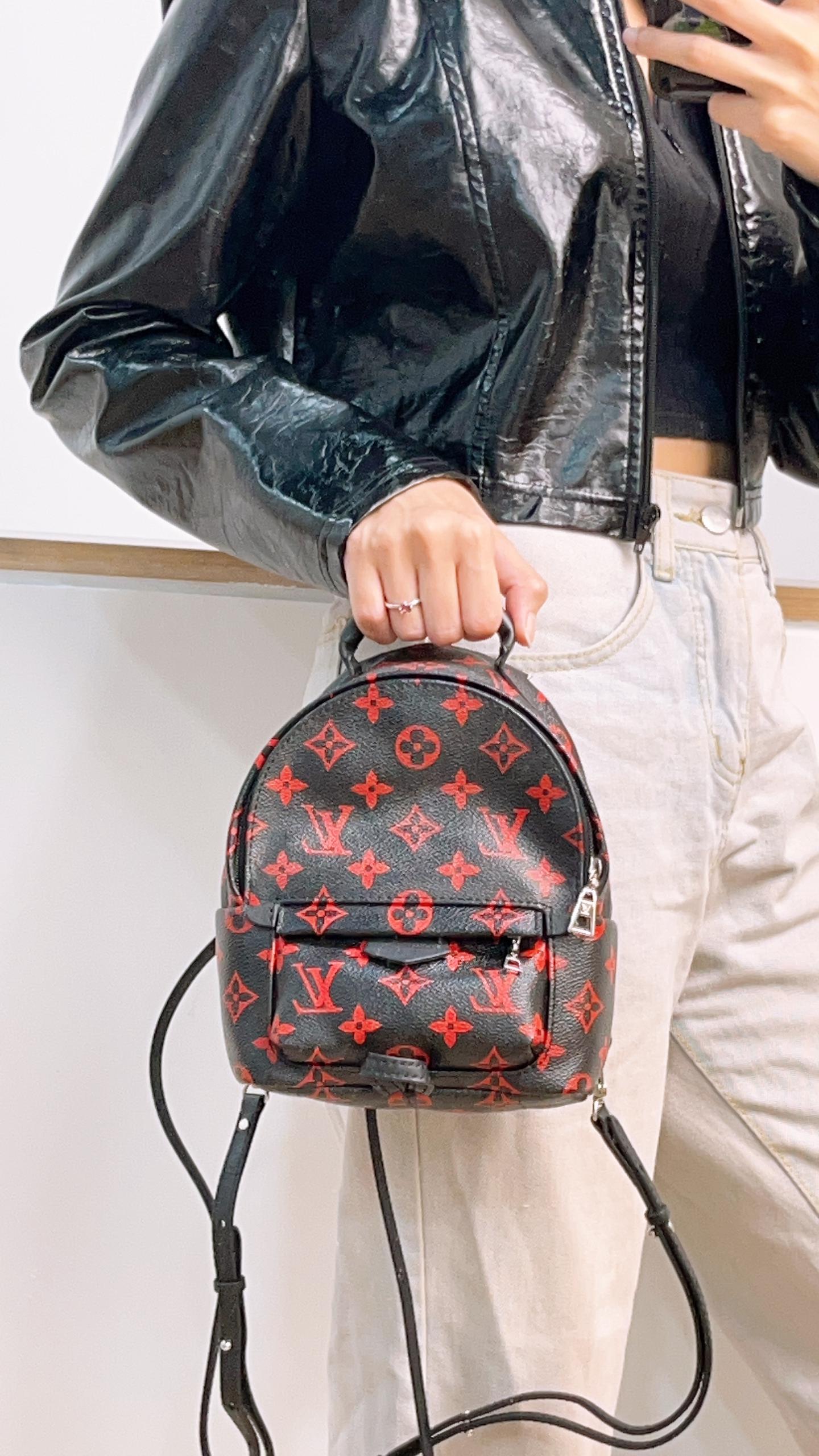 LV Infrarouge Monogram Mini Palm Springs Backpack
