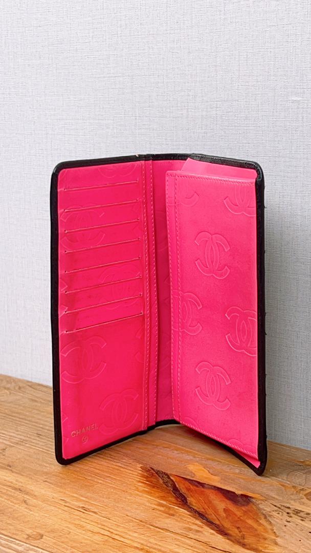 Chanel Cambon Black Long Wallet