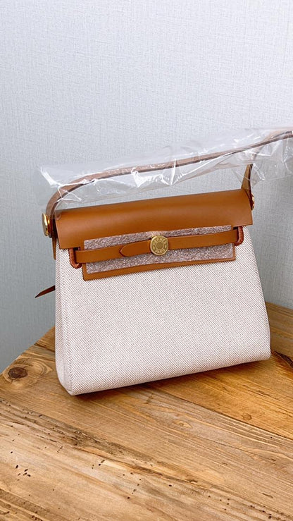 Hermes Erne/Beige/Faure Mini Herbag